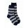 Ponožky z biobavlny, modrá - šedá 68/74